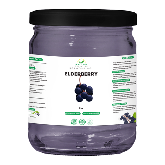 Elderberry Sea Moss Gel 8oz