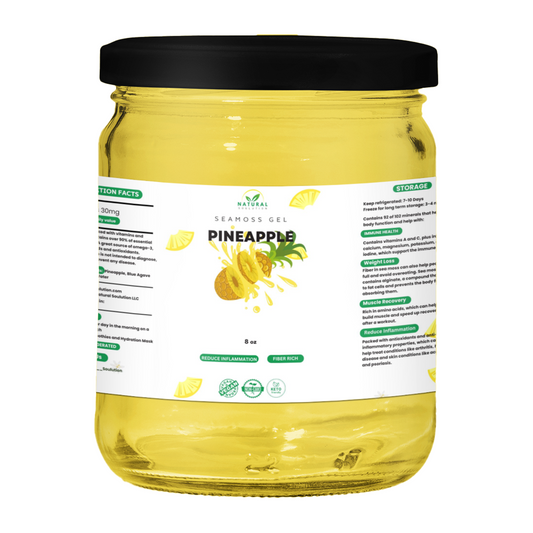 Pineapple Sea Moss Gel 8 oz